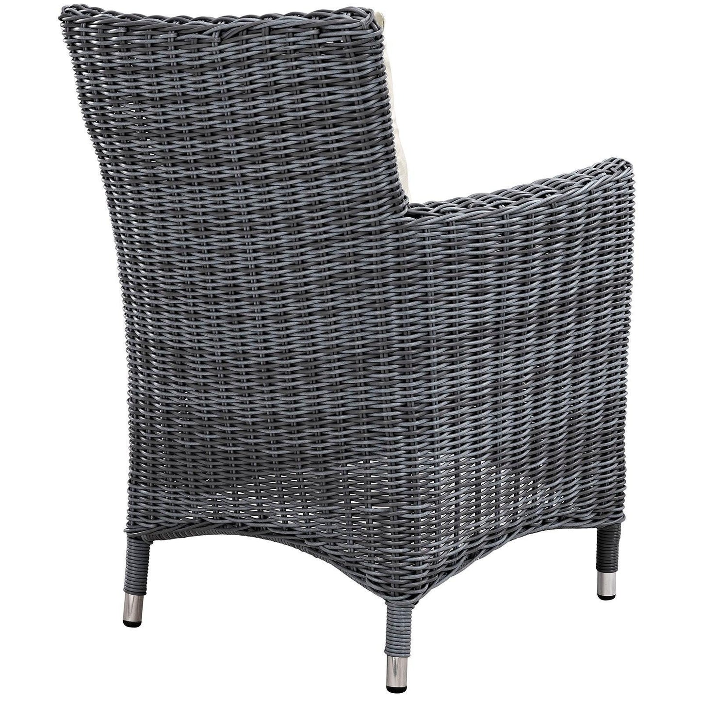 Modway Summon 4 Piece Outdoor Patio Sunbrella® Dining Set FredCo