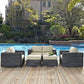 Modway Summon 5 Piece Outdoor Patio Sunbrella® Sectional Set, EEI-1893 FredCo