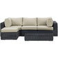 Modway Summon 5 Piece Outdoor Patio Sunbrella® Sectional Set, EEI-1904 FredCo