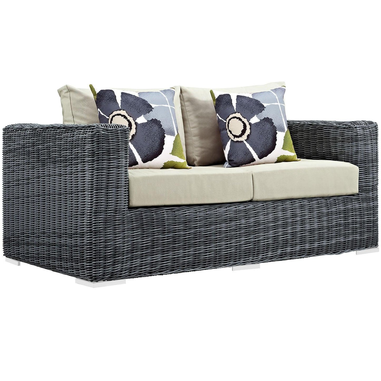 Modway Summon 5 Piece Outdoor Patio Sunbrella® Sectional Set, EEI-2388 FredCo