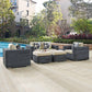 Modway Summon 5 Piece Outdoor Patio Sunbrella® Sectional Set, EEI-2388 FredCo