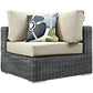Modway Summon 5 Piece Outdoor Patio Sunbrella® Sectional Set, EEI-2398 FredCo