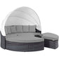 Modway Summon Canopy Outdoor Patio Sunbrella® Daybed FredCo