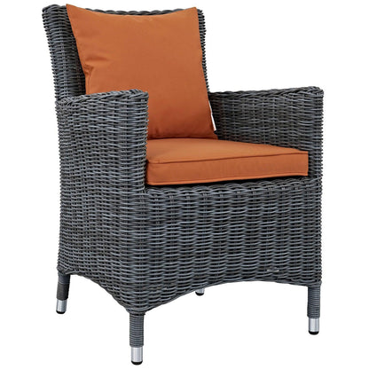 Modway Summon Dining Outdoor Patio Sunbrella® Armchair FredCo