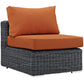 Modway Summon Outdoor Patio Sunbrella® Armless FredCo