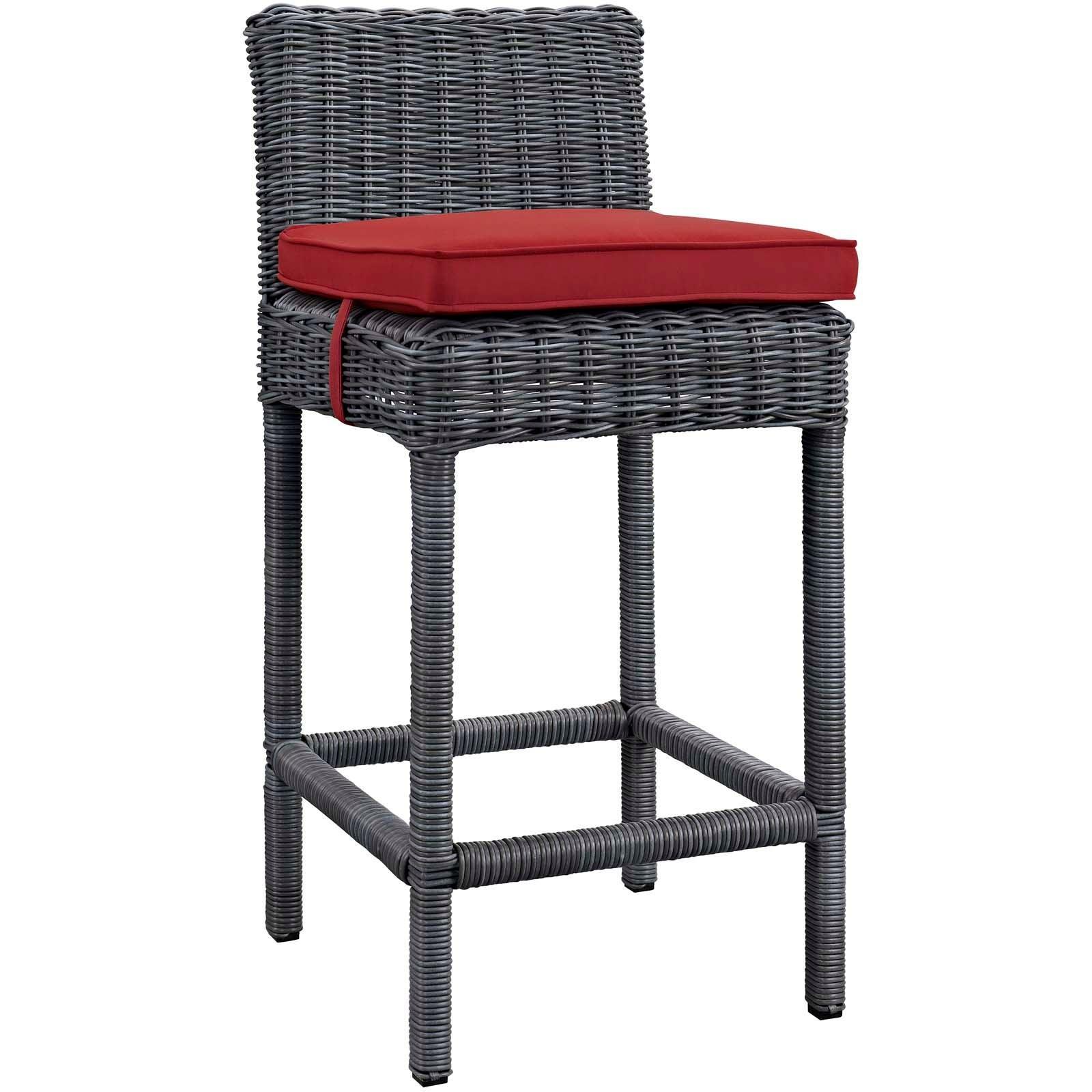 Modway Summon Outdoor Patio Sunbrella® Bar Stool FredCo