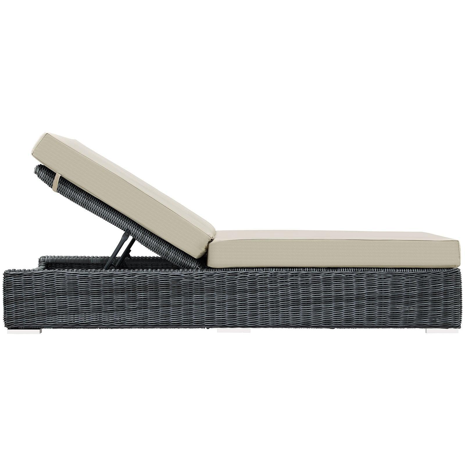 Modway Summon Outdoor Patio Sunbrella® Chaise Lounge FredCo