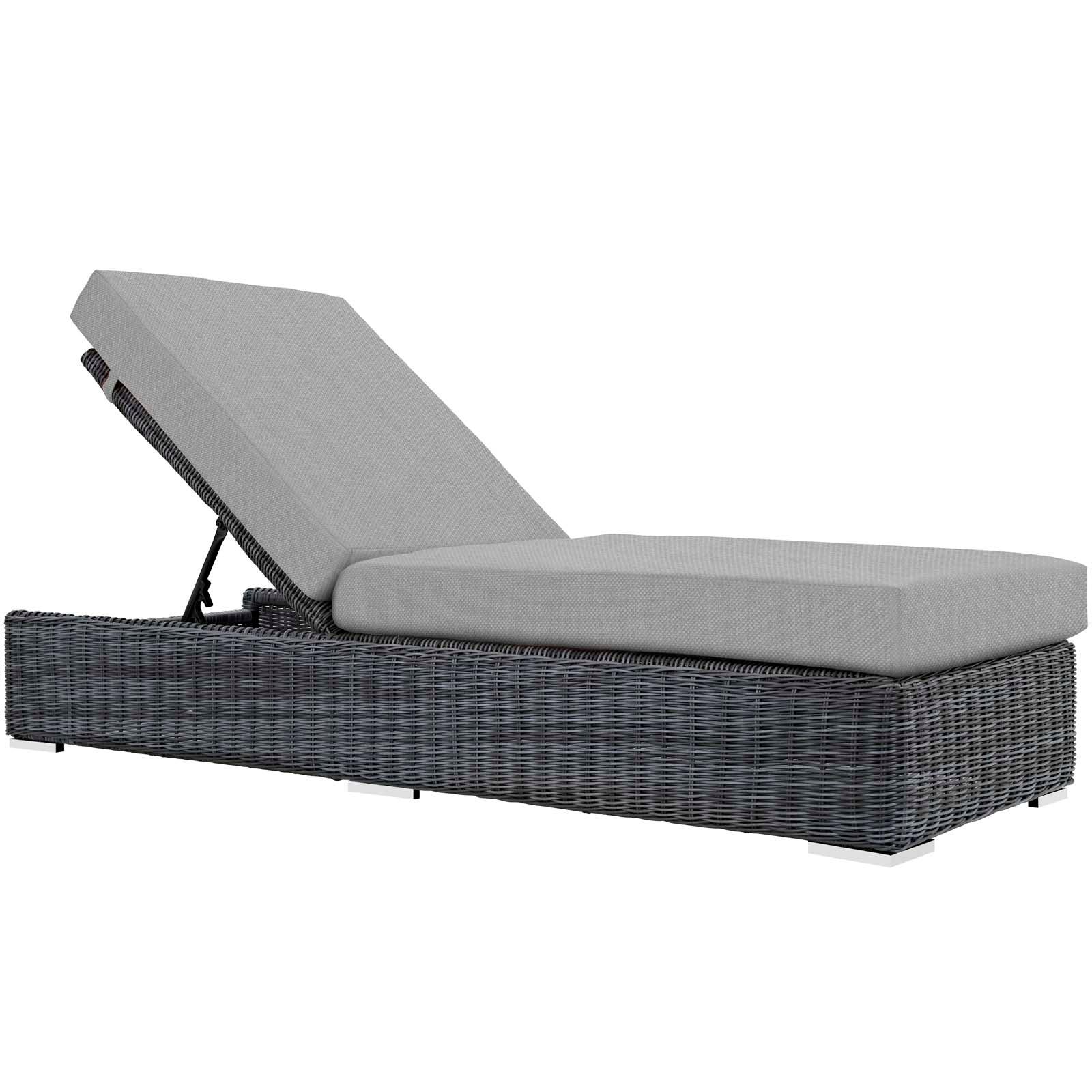 Modway Summon Outdoor Patio Sunbrella® Chaise Lounge FredCo