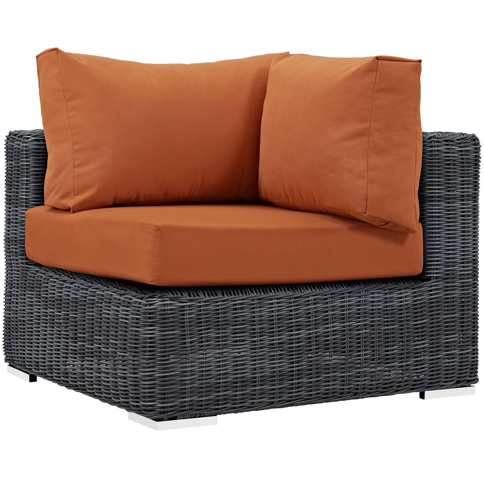 Modway Summon Outdoor Patio Sunbrella® Corner FredCo