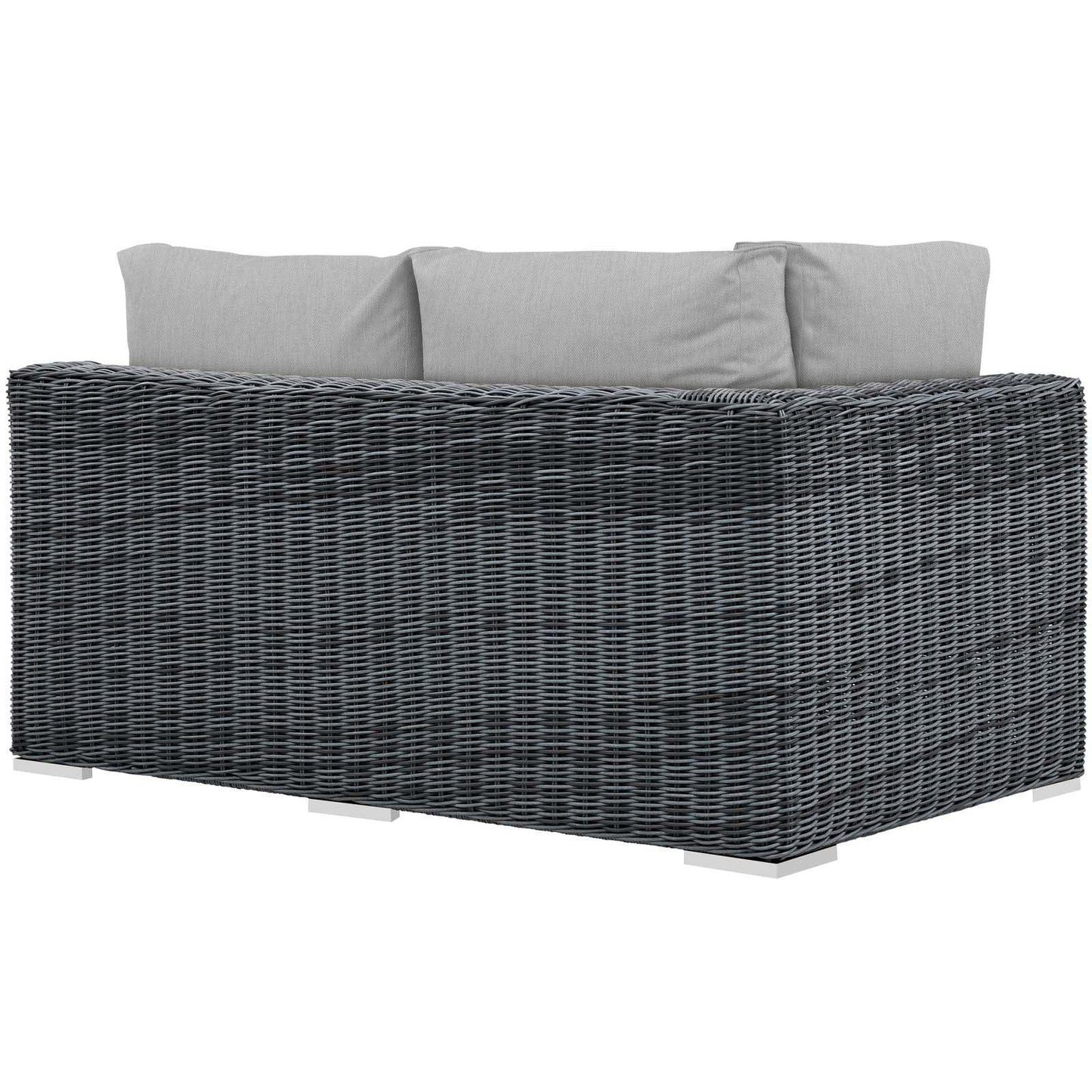 Modway Summon Outdoor Patio Sunbrella® Left Arm Loveseat FredCo
