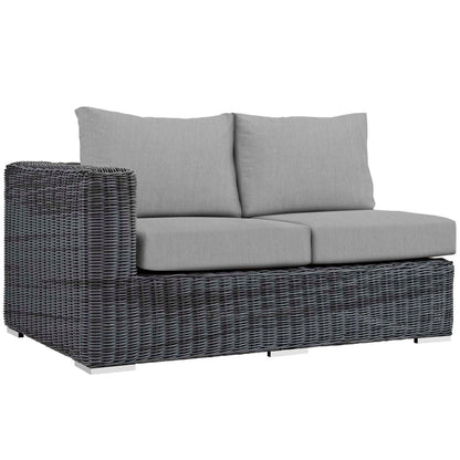 Modway Summon Outdoor Patio Sunbrella® Left Arm Loveseat FredCo