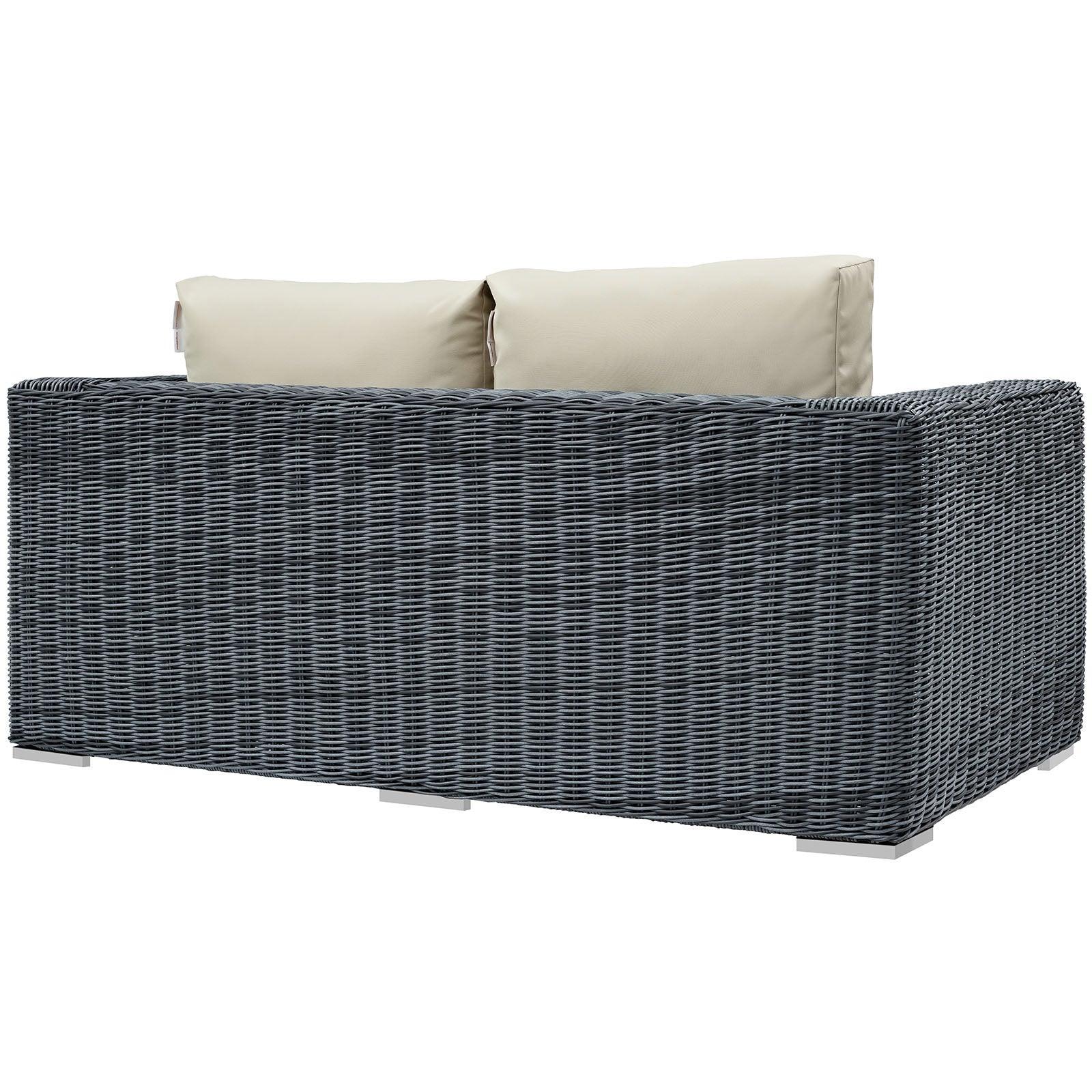 Modway Summon Outdoor Patio Sunbrella® Loveseat FredCo