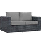 Modway Summon Outdoor Patio Sunbrella® Loveseat FredCo