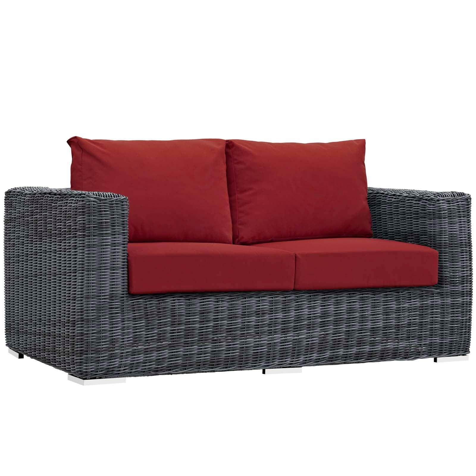 Modway Summon Outdoor Patio Sunbrella® Loveseat FredCo