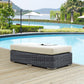 Modway Summon Outdoor Patio Sunbrella® Rectangle Ottoman FredCo