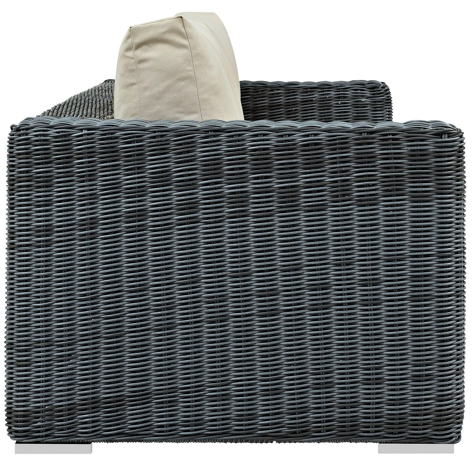 Modway Summon Outdoor Patio Sunbrella® Sofa FredCo