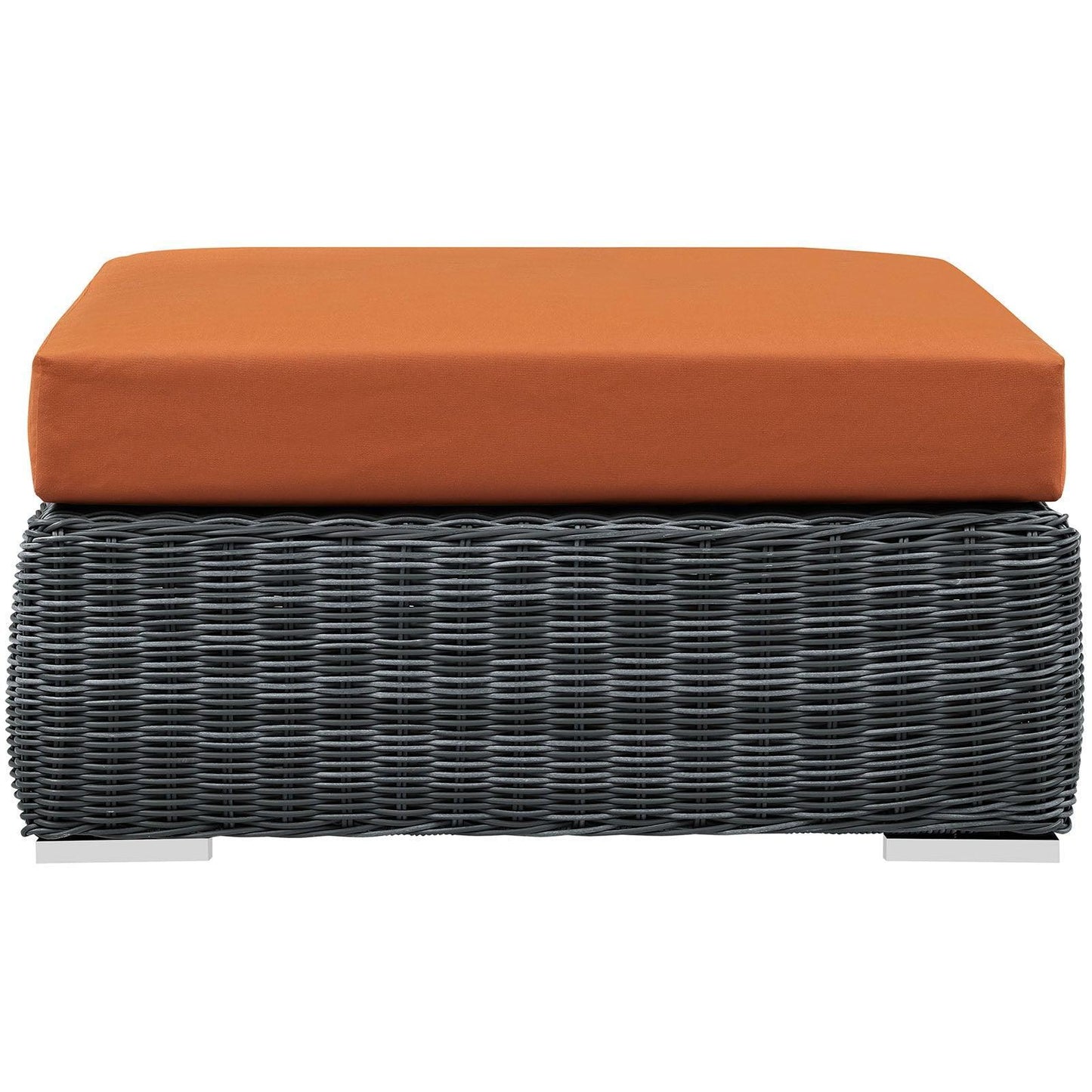 Modway Summon Outdoor Patio Sunbrella® Square Ottoman FredCo