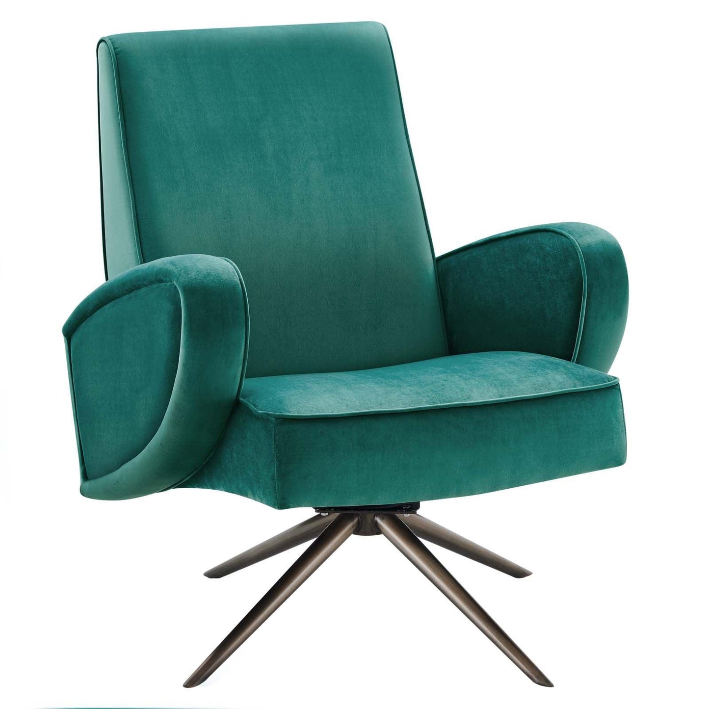 Modway Superior Performance Velvet Swivel Chair FredCo