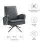 Modway Superior Performance Velvet Swivel Chair FredCo
