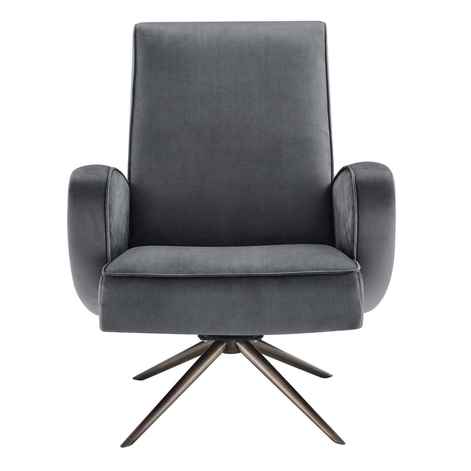 Modway Superior Performance Velvet Swivel Chair FredCo