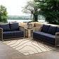 Modway Surge Swirl Abstract Indoor and Outdoor Area Rug FredCo