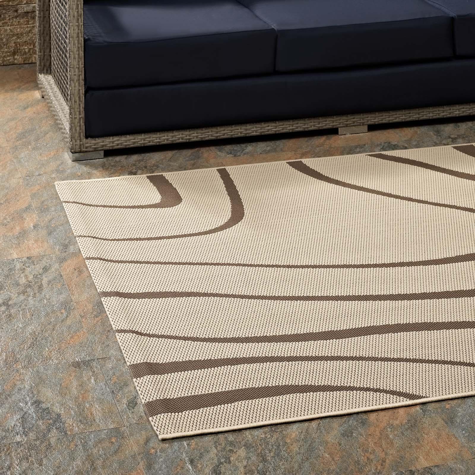 Modway Surge Swirl Abstract Indoor and Outdoor Area Rug FredCo