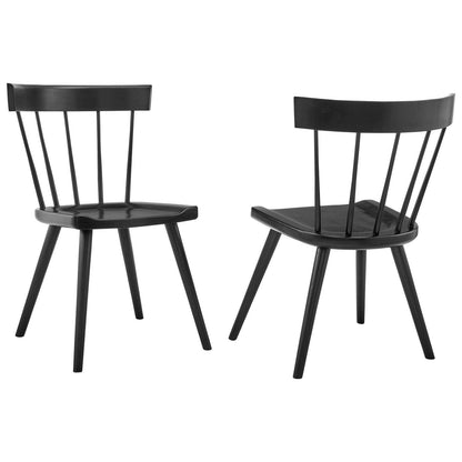 Modway Sutter Wood Dining Side Chair Set of 2 FredCo