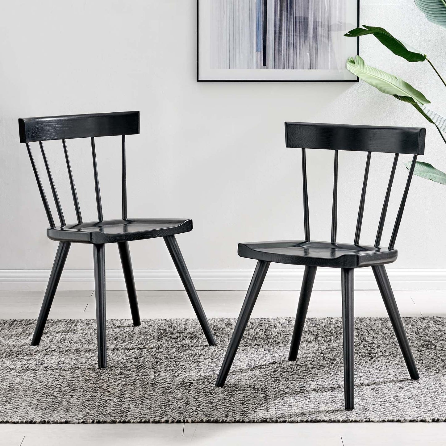 Modway Sutter Wood Dining Side Chair Set of 2 FredCo