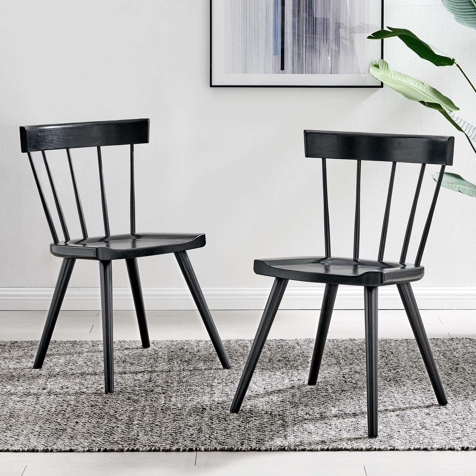 Modway Sutter Wood Dining Side Chair Set of 2 FredCo