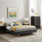 Modway Sutton Full Performance Velvet Bed Frame FredCo