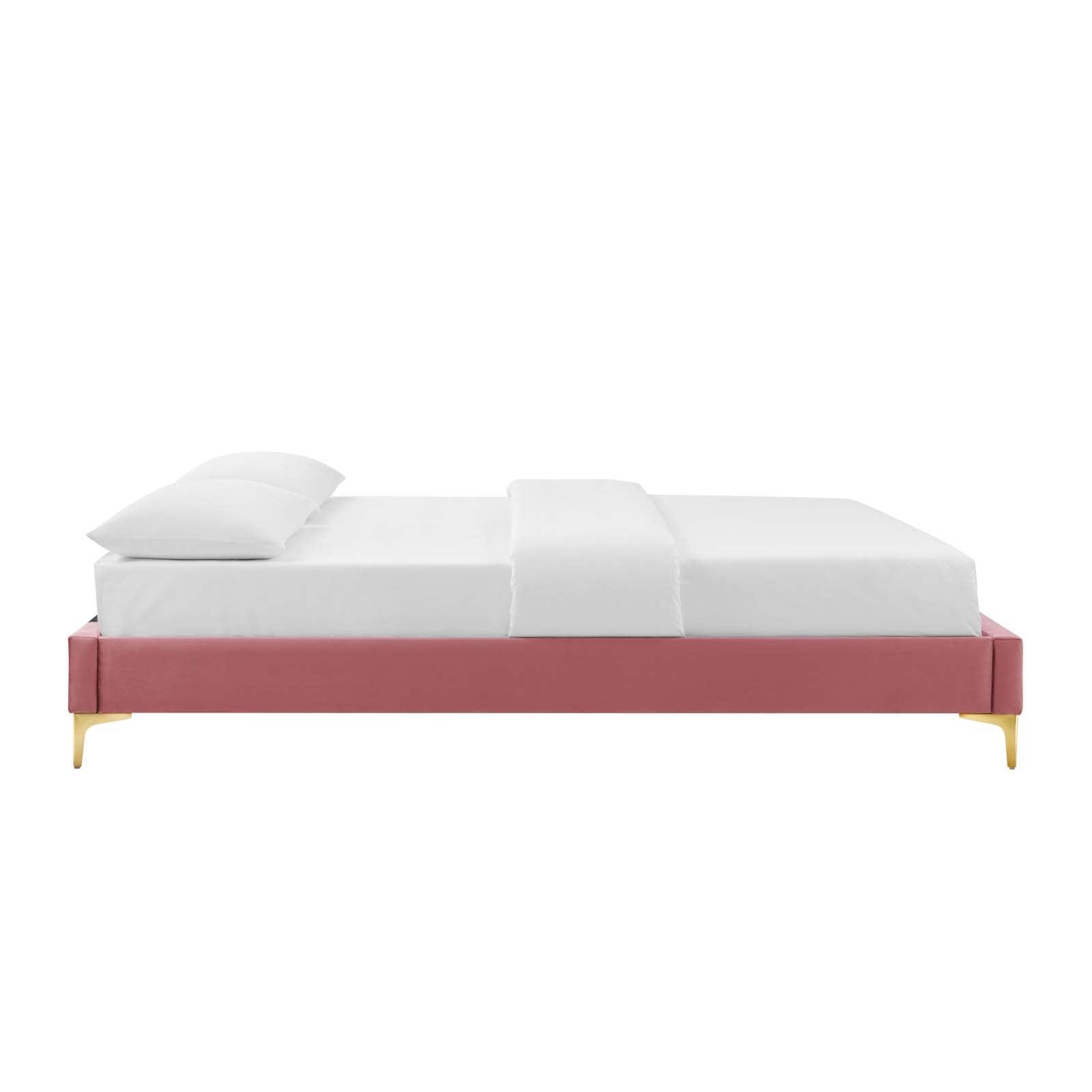 Modway Sutton King Performance Velvet Bed Frame FredCo