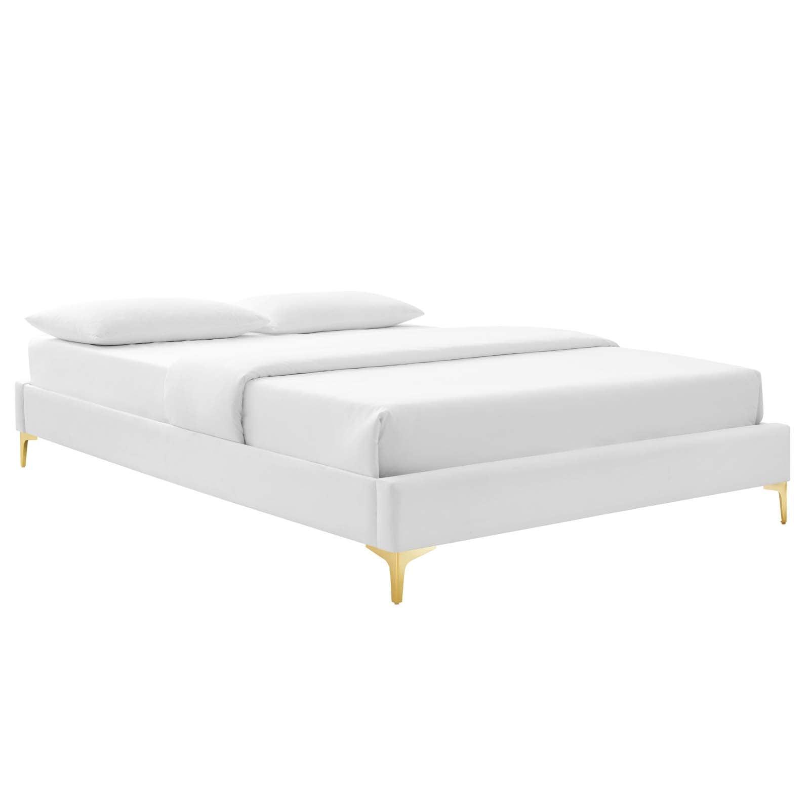 Modway Sutton King Performance Velvet Bed Frame FredCo