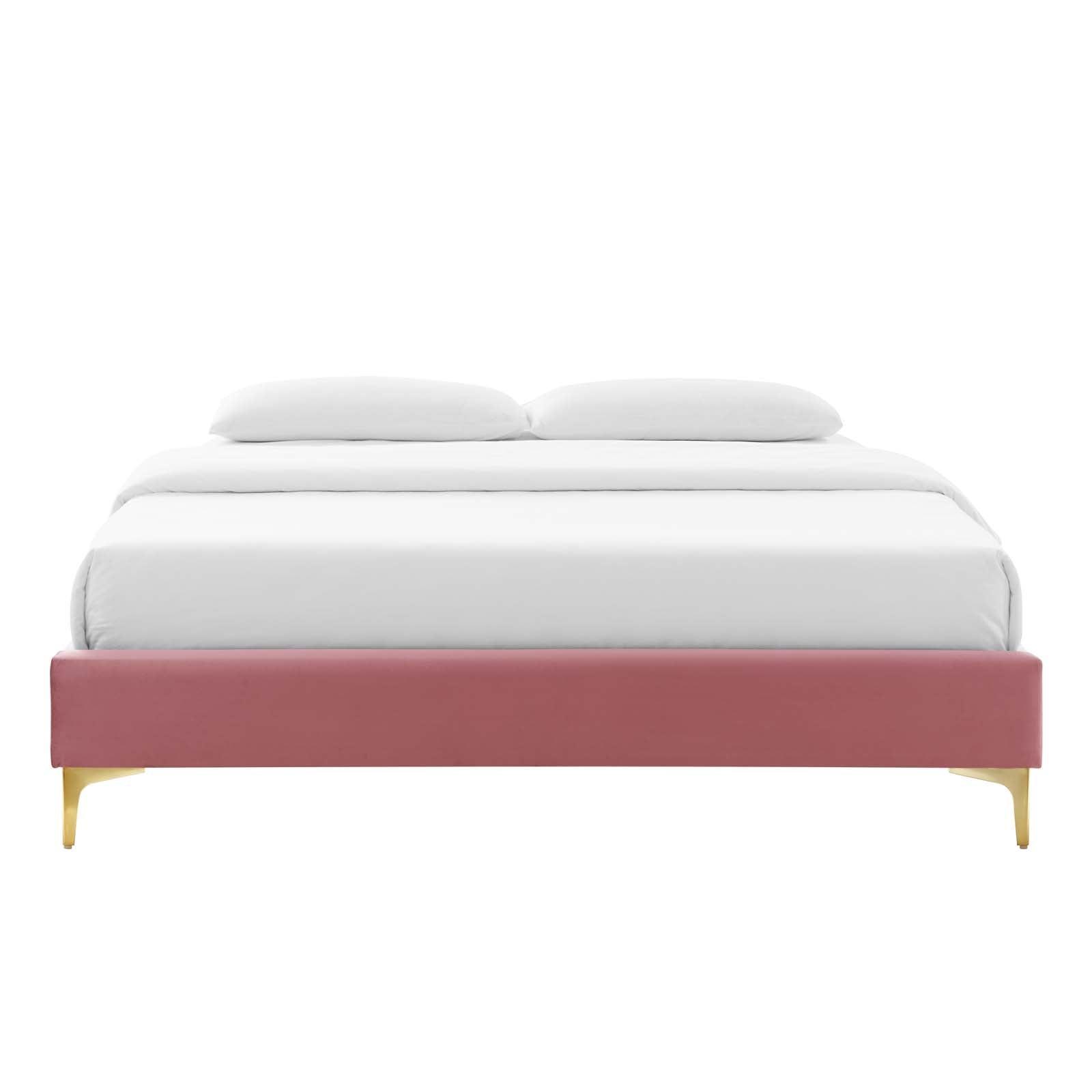 Modway Sutton King Performance Velvet Bed Frame FredCo
