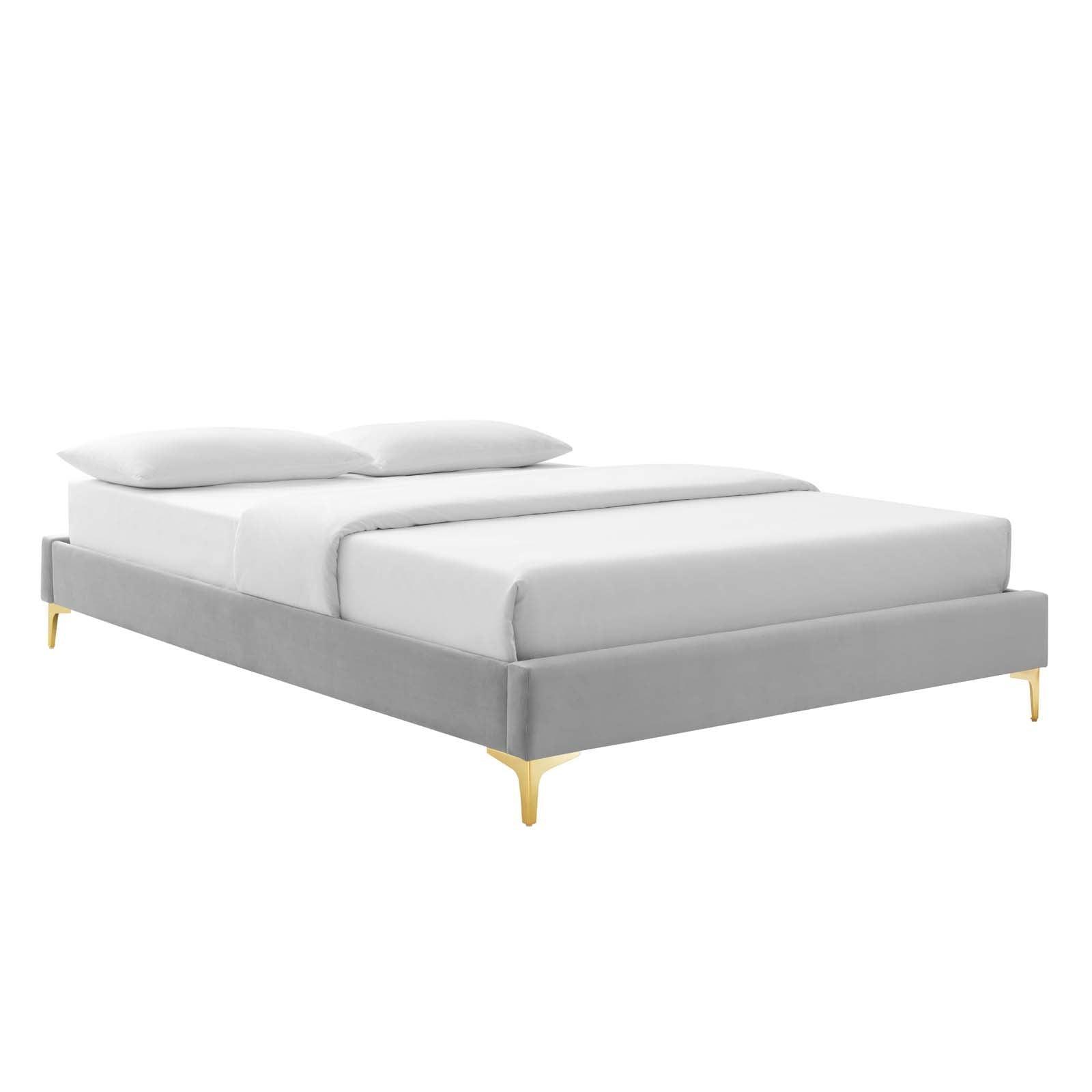 Modway Sutton King Performance Velvet Bed Frame FredCo