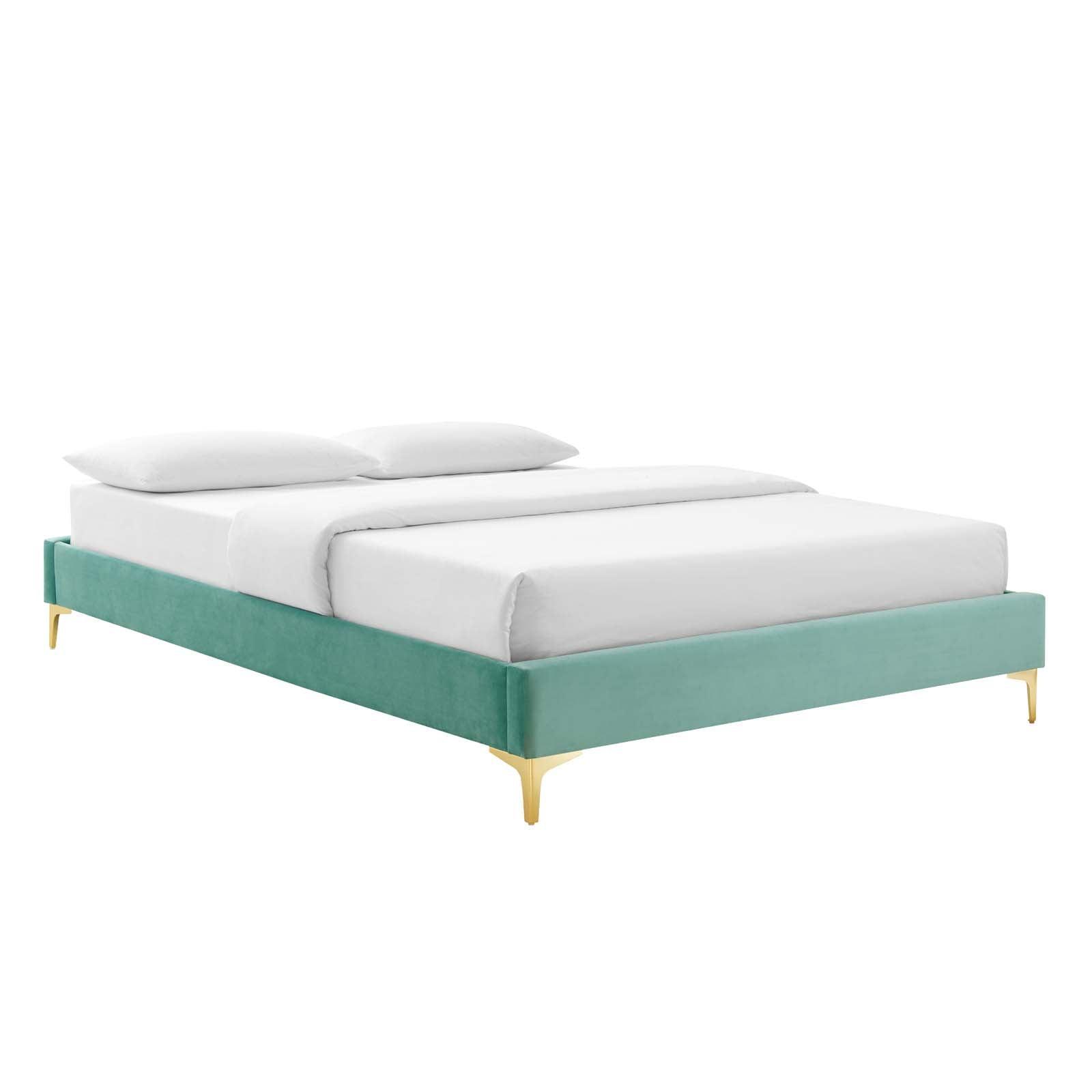 Modway Sutton King Performance Velvet Bed Frame FredCo