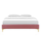 Modway Sutton Twin Performance Velvet Bed Frame FredCo