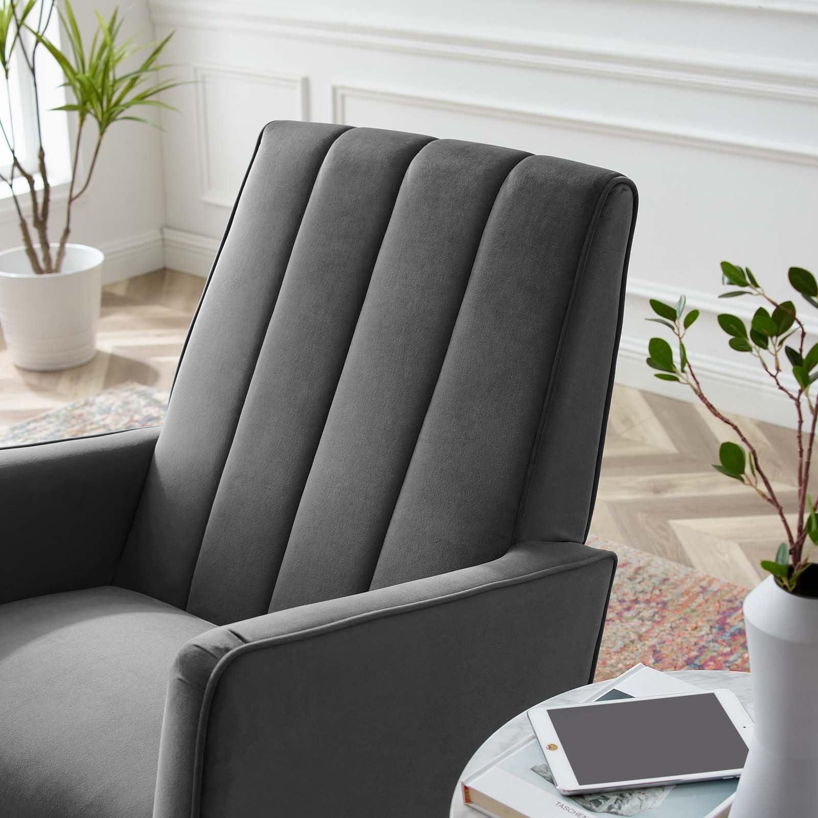 Modway Sway Performance Velvet Rocking Chair FredCo