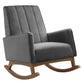 Modway Sway Performance Velvet Rocking Chair FredCo