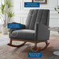 Modway Sway Performance Velvet Rocking Chair FredCo