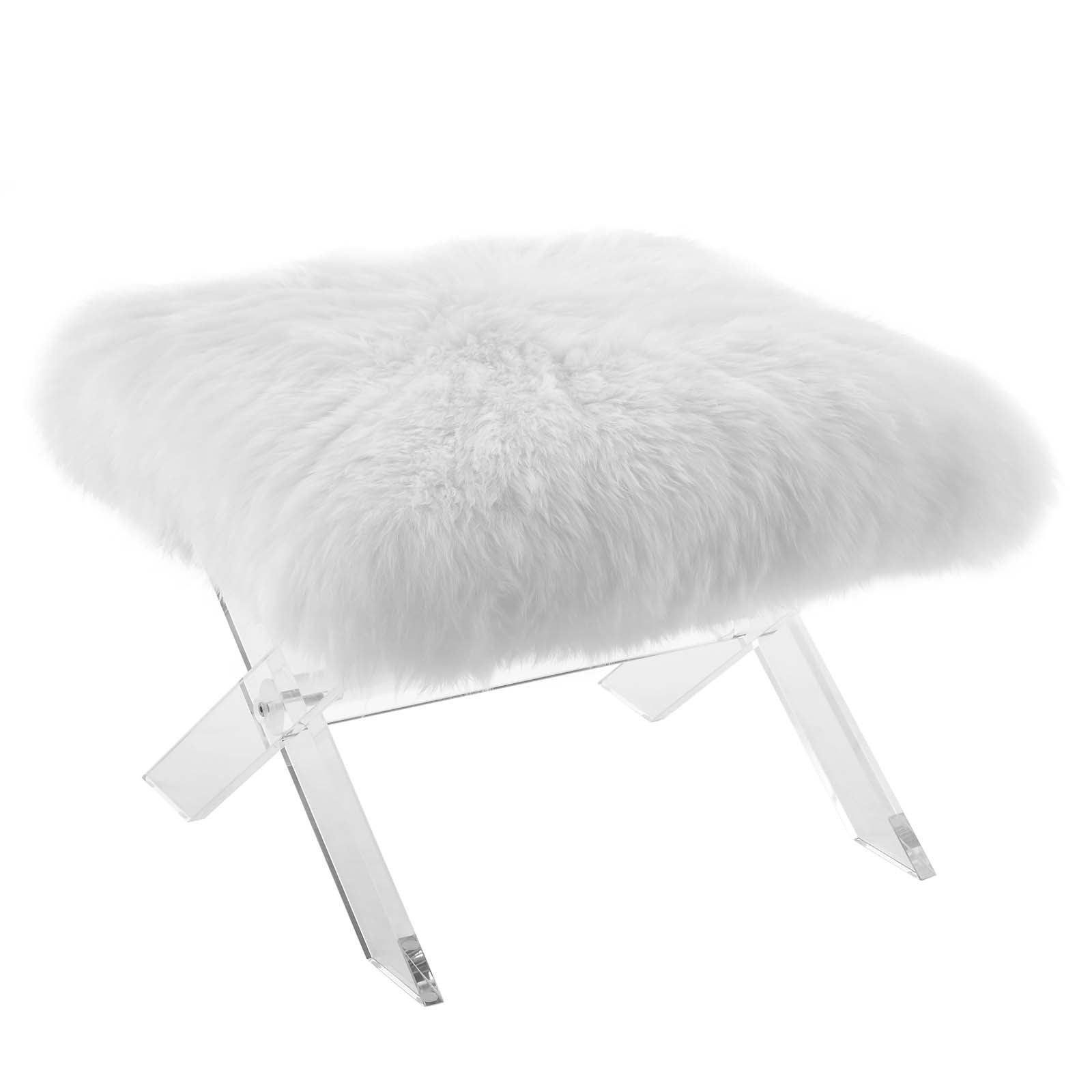 Modway Swift Sheepskin Bench FredCo