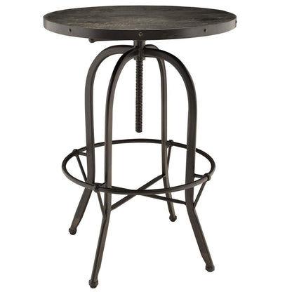 Modway Sylvan Wood Top Bar Table FredCo