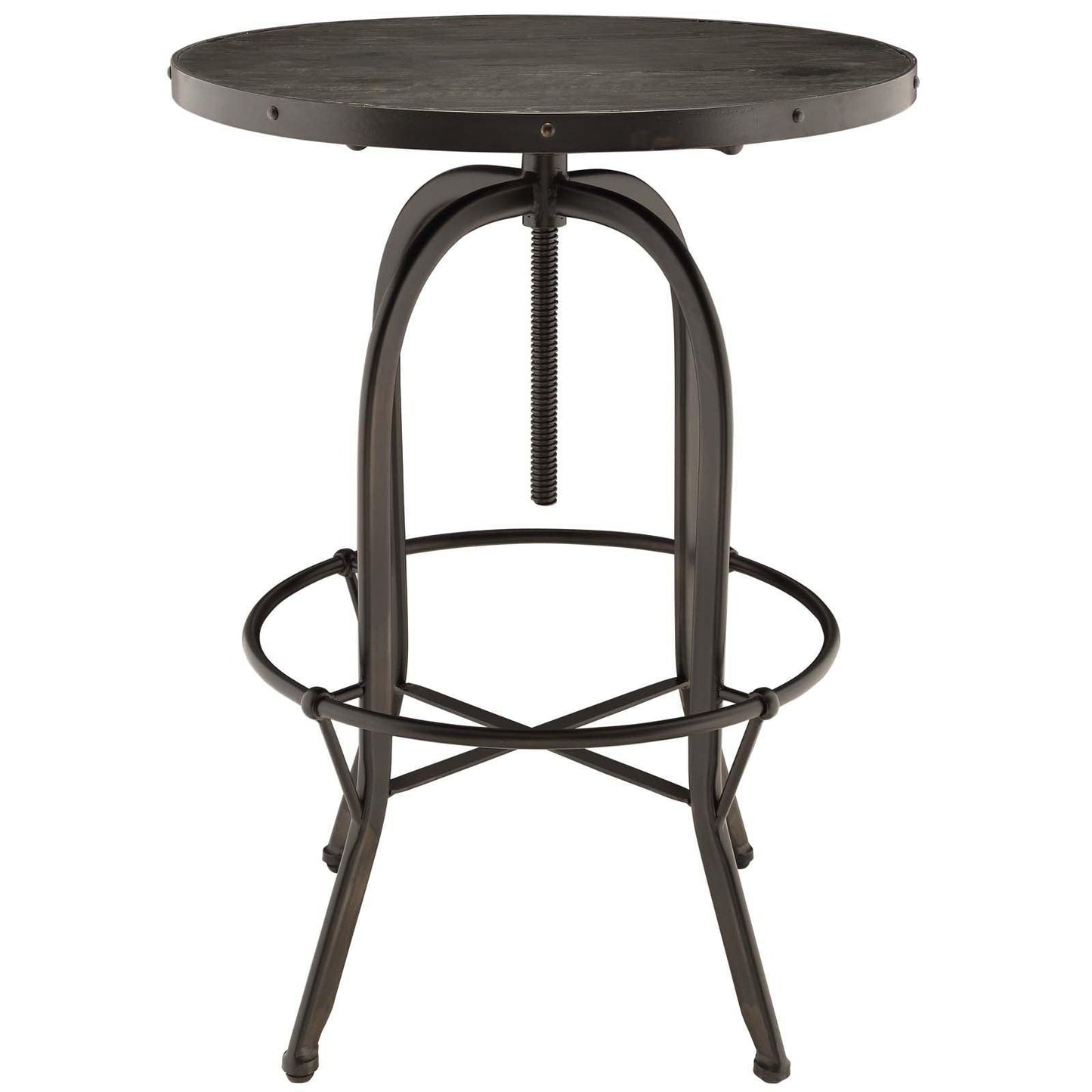 Modway Sylvan Wood Top Bar Table FredCo