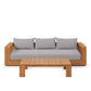 Modway Tahoe Outdoor Patio Acacia Wood 2-Piece Sofa and Coffee Table Set FredCo