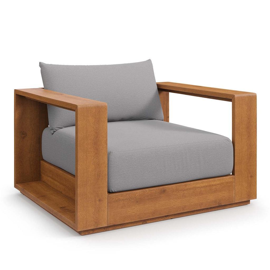 Modway Tahoe Outdoor Patio Acacia Wood Chair FredCo