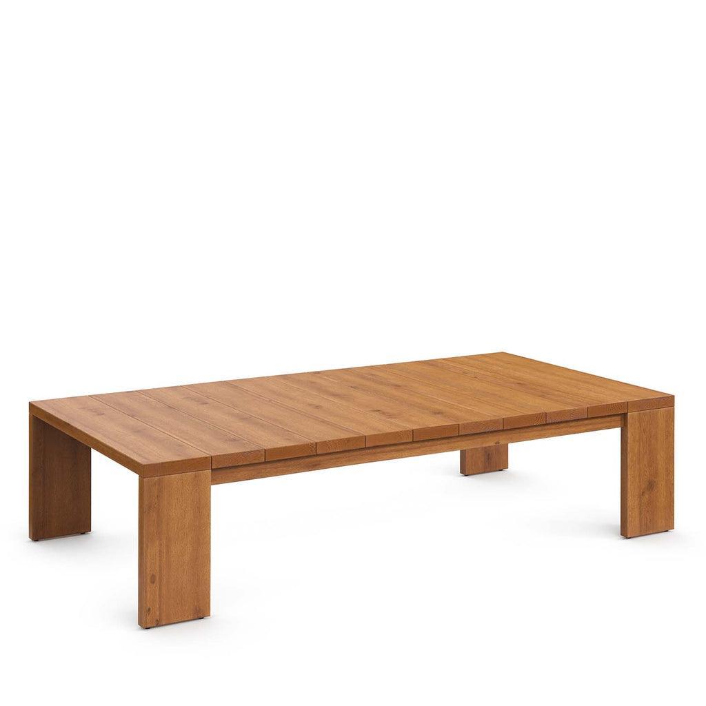 Modway Tahoe Outdoor Patio Acacia Wood Coffee Table FredCo