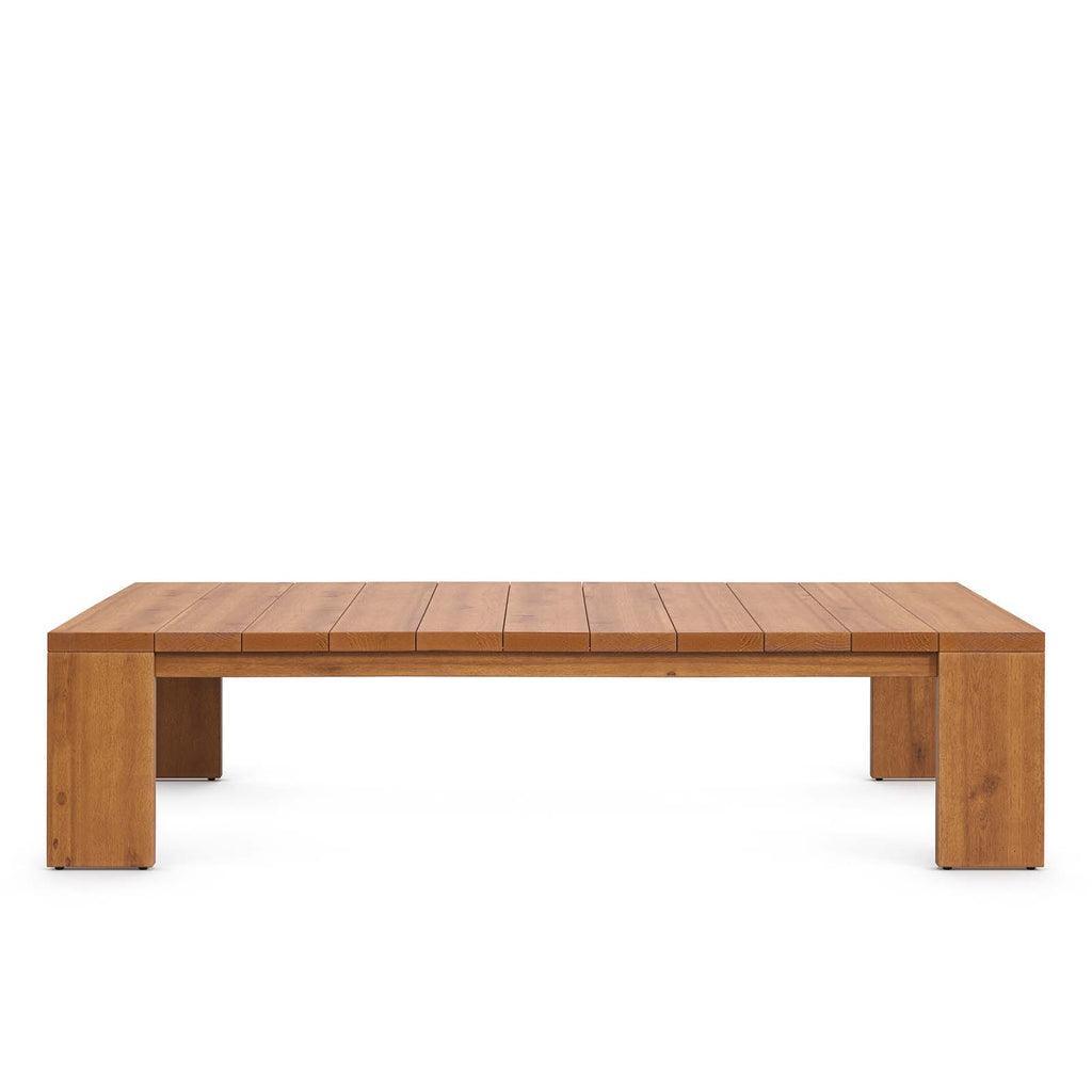Modway Tahoe Outdoor Patio Acacia Wood Coffee Table FredCo