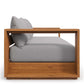 Modway Tahoe Outdoor Patio Acacia Wood Sofa FredCo