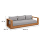 Modway Tahoe Outdoor Patio Acacia Wood Sofa FredCo