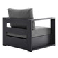 Modway Tahoe Outdoor Patio Powder-Coated Aluminum 2-Piece Armchair Set FredCo