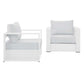 Modway Tahoe Outdoor Patio Powder-Coated Aluminum 2-Piece Armchair Set FredCo